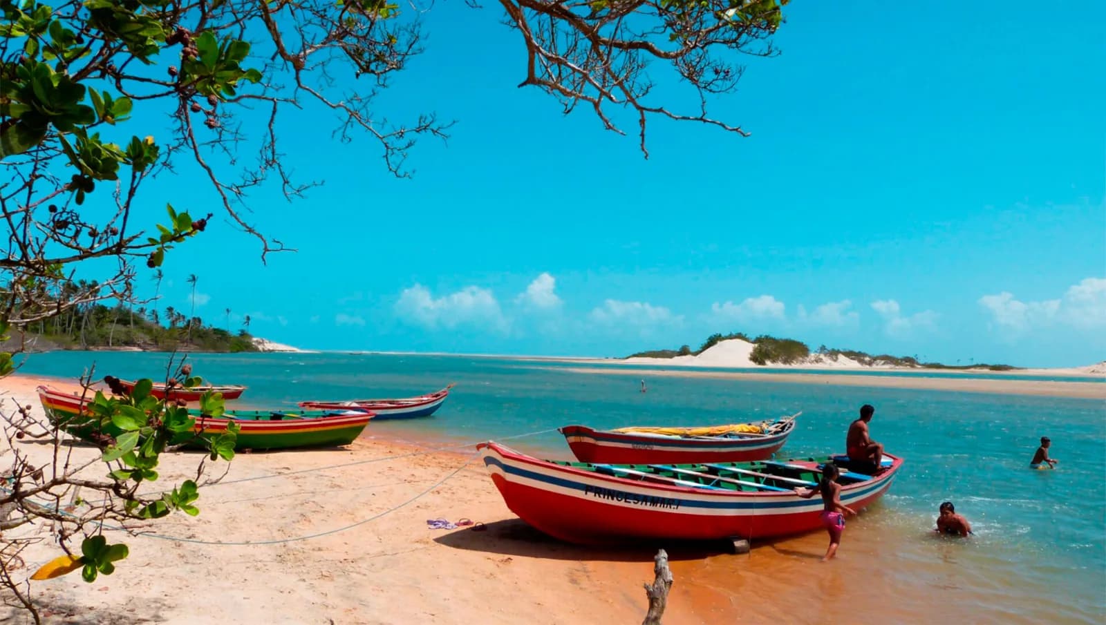 Paisagem das ilhas e igarapés do Delta de Tutóia