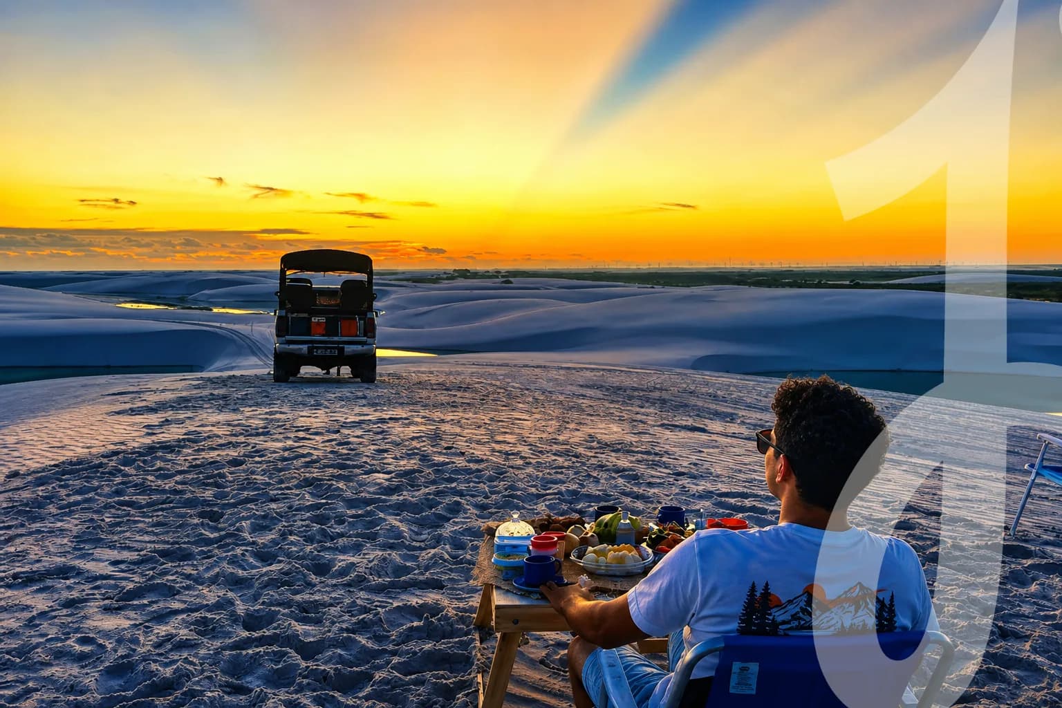Passeio Café da Tarde nas Dunas Saindo de Barreirinhas