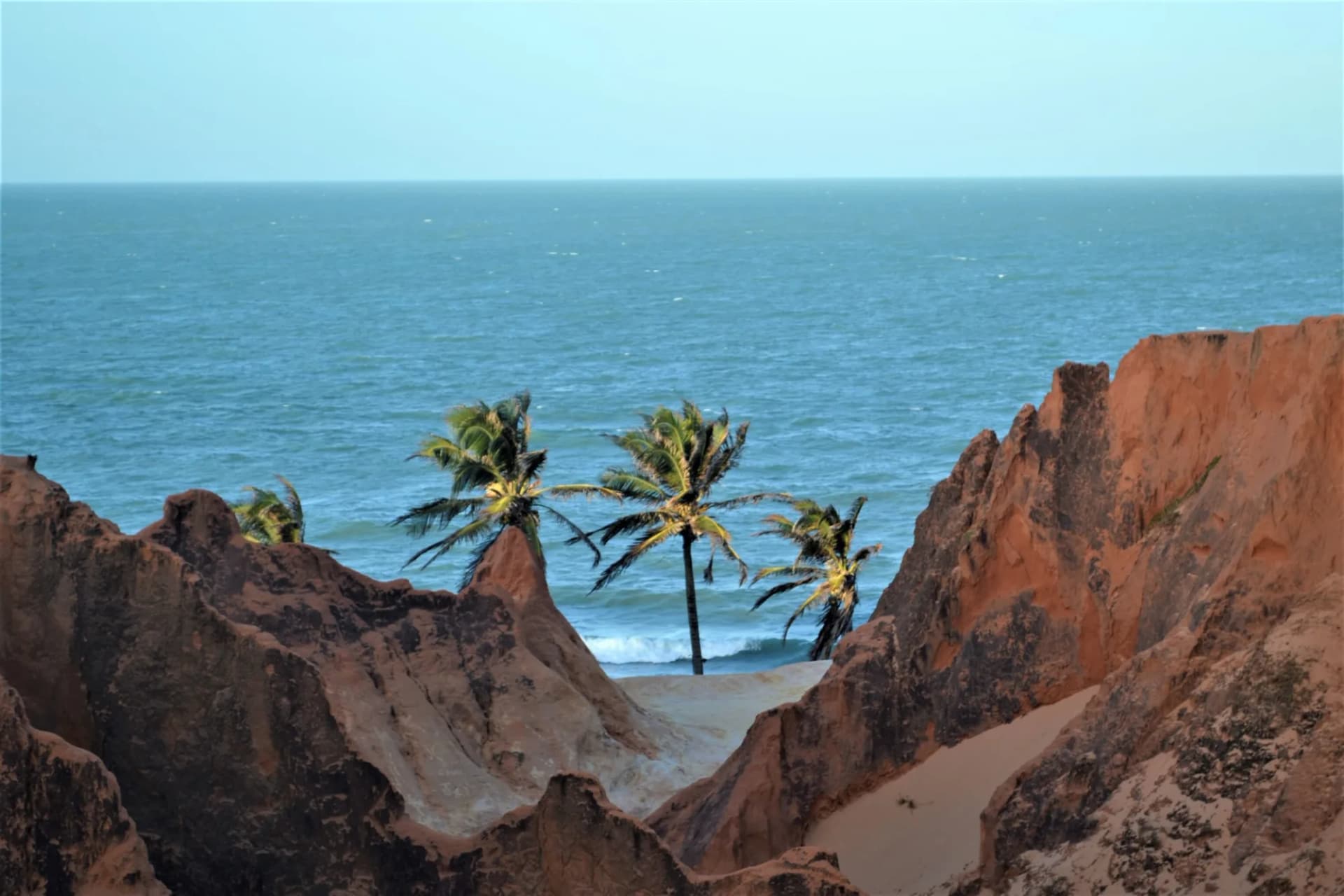 Paisagem de Praia de Morro Branco, Ceará