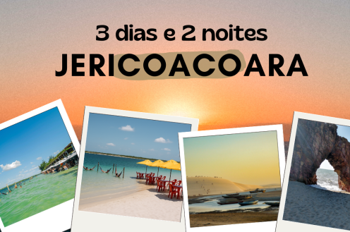 Pacote Jericoacoara – 3 Dias e 2 Noites com Opção Econômica ou Premium
