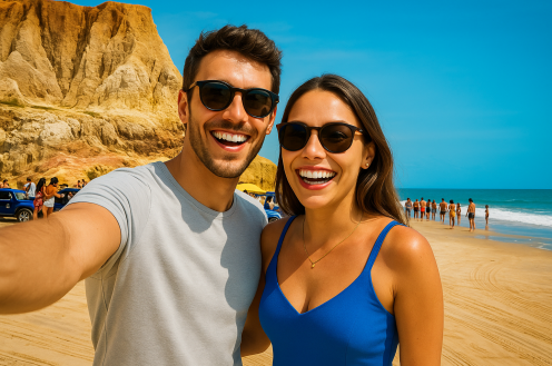 Passeio Compartilhado 3 Praias – Morro Branco, Praia das Fontes e Canoa Quebrada